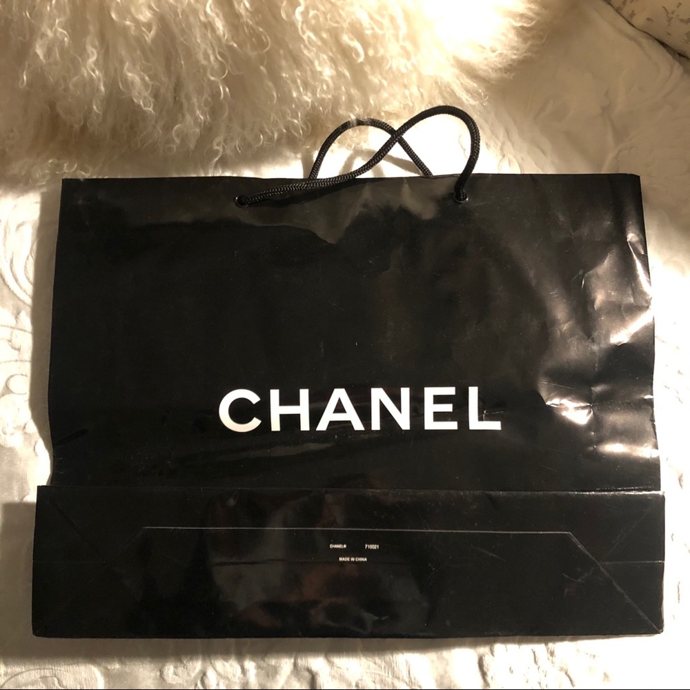 Chanel Glossy Large Shopping Bag, 17” x 13”